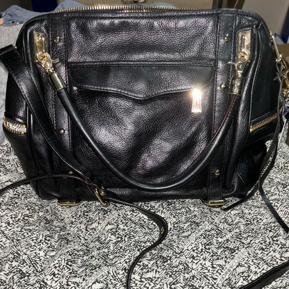 Rebecca Minkoff Cupid Satchel (Black ) - Picture 1 of 10